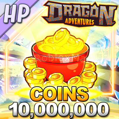 DRAGON ADVENTURES    - 10,000,000 Coins [ CHEAP/FASTEST DELIVERY ] DA million