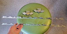 Originalpatina 1965-1966 Fairlane 500 289 Cross-flag Emblems
