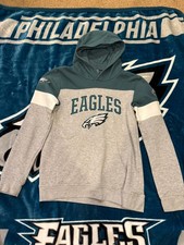 NFL Team Apparel Philadelphia Eagles Hoodie Youth Large 14-16 Sweatshirt