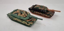 2 Matchbox Abrams Main Battle Tanks From Military 5 Pack / Playset Loose Unboxed