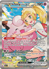 Pokemon Indonesia Card Lillie's Clefairy ex MA4 174/123 SAR SIR Ascended Heroes