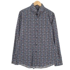 Joop Mens Formal Shirt Floral Cotton Business Slim Fit Il0 Size 16 41
