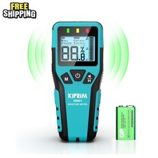 Kiprim Pinless Damp Meter Moisture Meter for Wood Walls Masonry Accurate