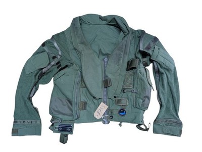 Original RAF Salbeigrün Fast Jet Piloten Fliegerweste Jacke Gr. 09 #735