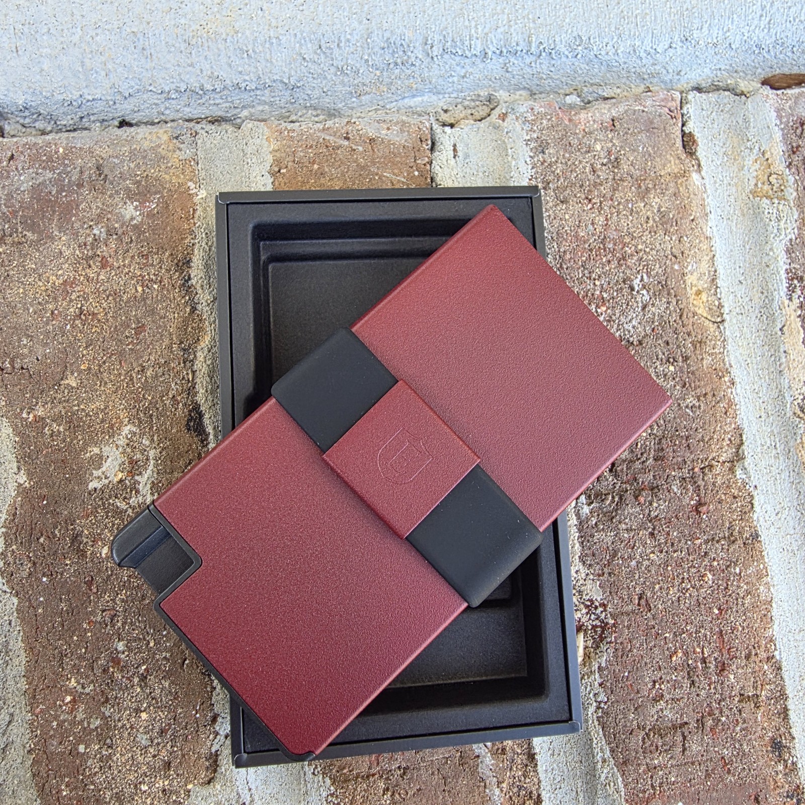 Ekster Aluminum Cardholder Pro Wallet Terra reddish brown texture new sealed