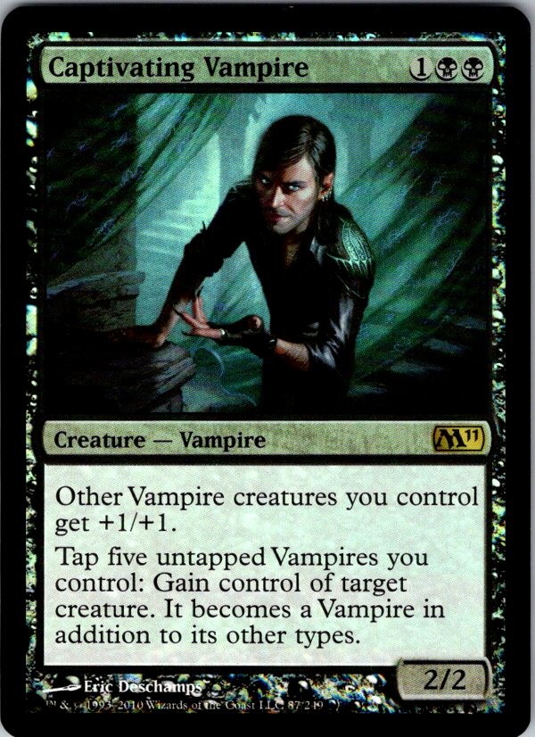 Captivating Vampire R Magic 2011 (M11) 87 NM Foil