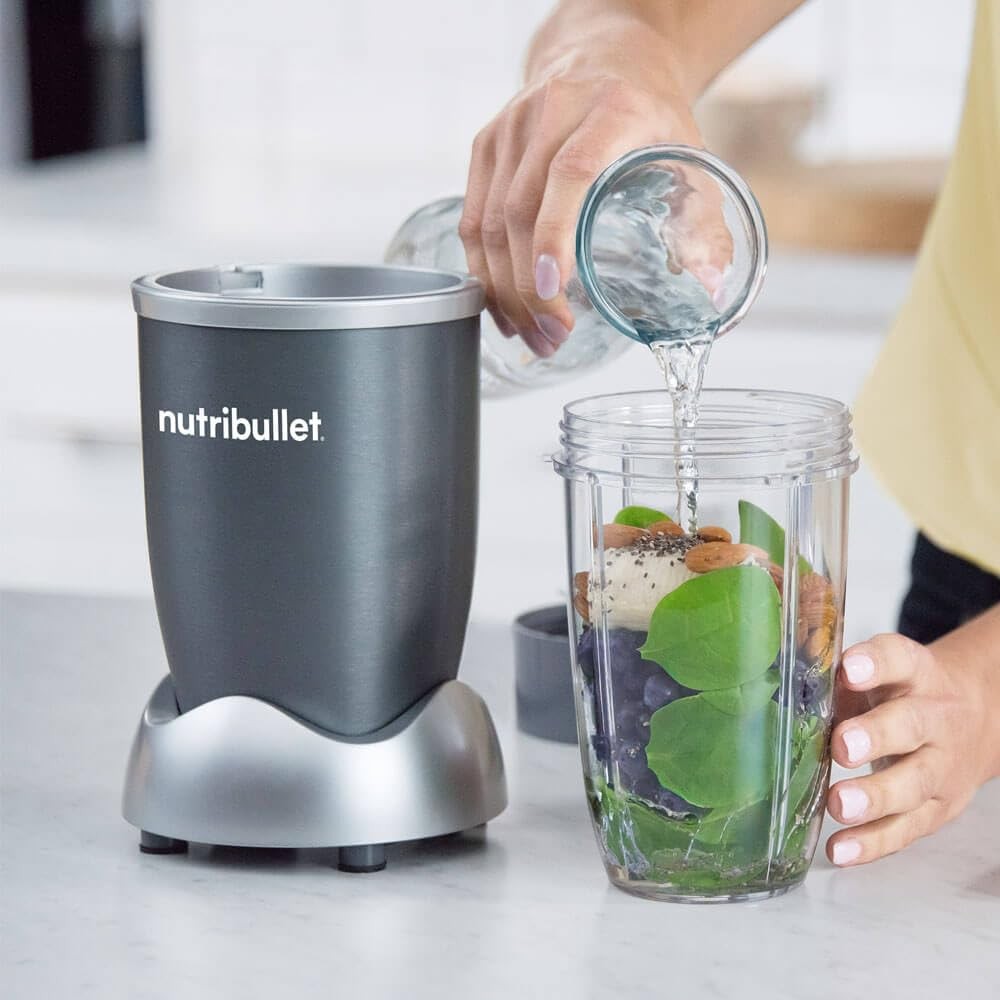 NutriBullet 8-Piece High-Speed Blender/Mixer System, Gray