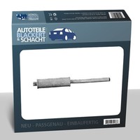 Auspuff Endtopf für Opel Kadett B + Caravan + Coupe
