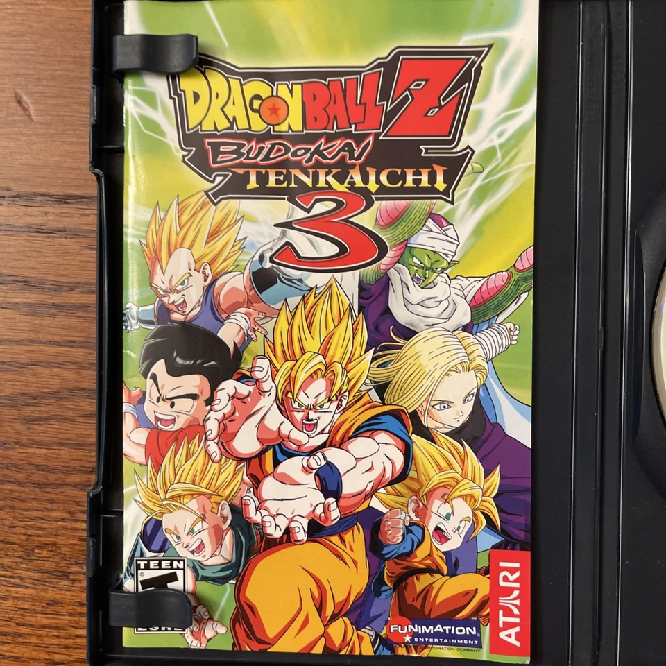 Dragon Ball Z: Budokai Tenkaichi 3 PlayStation 2 con estuche y libro originales Foto 3 de 4