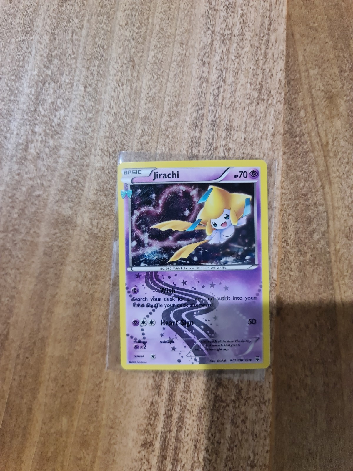 Jirachi RC13/RC32 Generations Radiant Collection Holo Full Art NM/LP Pokemon TCG