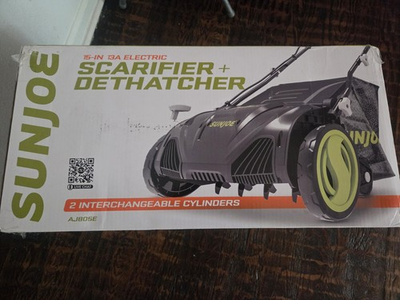 #ad Sun Joe 15quot; 13 Amp Electric Lawn Dethatcher and Scarifier with Adjustable Height $155.99
