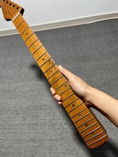 NEW Stainless 22Frets Reverse headstock Roasted Maple Electric guitar neck