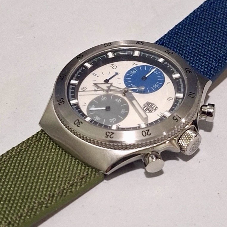 RollsTimi 40mm Panda Chronograph VD55 Seiko US Seller New Watch