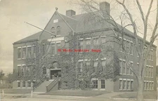 MA, Haverhill, Massachusetts, RPPC, School Building, 1910 PM, Photo