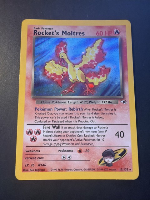Rocket's Moltres #12 (Gym Heroes (2000))
