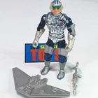 Vtg Captain Power MAJOR HAWK MASTERSON figure B 100% COMPLETE original Mattel 4"