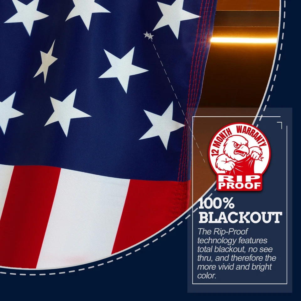Anley 3x5 Ft American USA Flag Rip-Proof Technology Double Sided 3-Ply USA Flags - Image 4 of 4