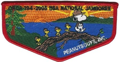 Boy Scout OA 194 Orca Lodge 2005 National Jamboree Snoopy Flap