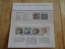 Australia 1986 New Holland - Cook s Voyage Stamp Presentation Pack MNH