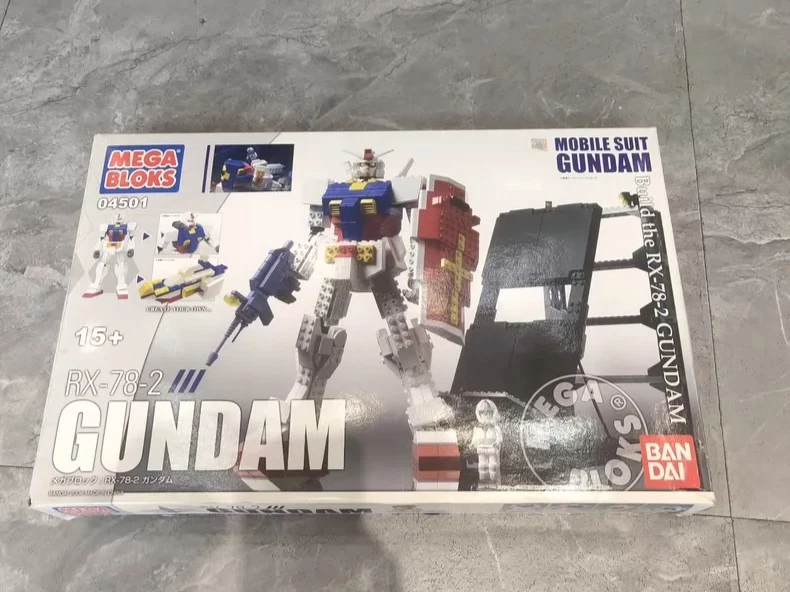 BANDAI Mega Bloks Mobile Suit GUNDAM RX-78-2 04501 Building