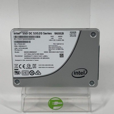 Intel 2.5'' SSD DC S3520 960GB SATA III 6Gbps SSD SSDSC2BB960G7