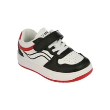 dot & ZAZZ Toddler Sneakers Black White Red  Size 10