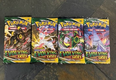 Pokémon Evolving Skies 4-Pack Art Set   
