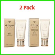 Cle De Peau Beaute UV Protective Cream SPF 50+ 1.8oz/50ml (PACK OF 2) Sealed Box