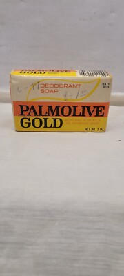 Vintage PALMOLIVE ~Gold Deodorant Soap Bar ~NOS~Movie Prop~Display