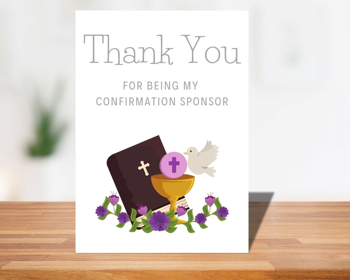 Confirmation Thank You Cards