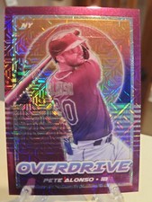 2021 Panini Overdrive Purple Mojo #22 Pete Alonso /99
