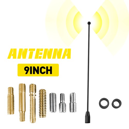 9" Black Stainless Antenna Mast Power Radio AM/FM for FORD MUSTANG 1979-2009 New - 第 11/12 張圖片
