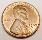 1939 S Lincoln Wheat Cent / Penny *BU / MS RB - MINT STATE RED BROWN*  FREE SHIP