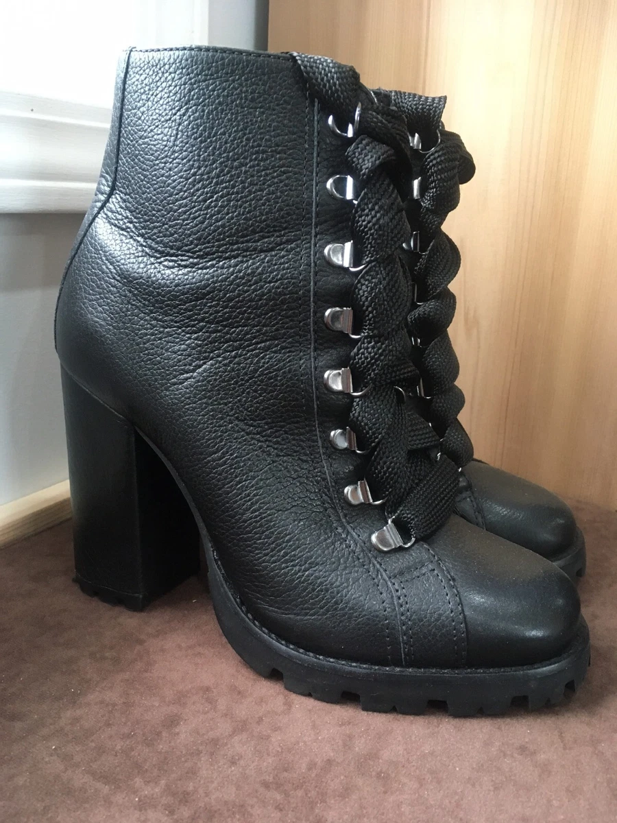schutz combat boot lace up