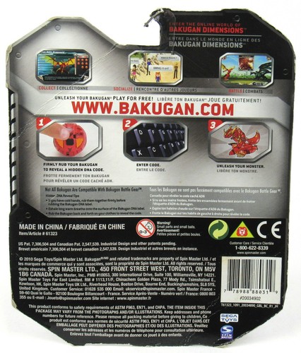 New Sealed Bakugan Gundalian Invaders Bakuboost Bakucloser Aquos Rickoran 2010 - Picture 2 of 5
