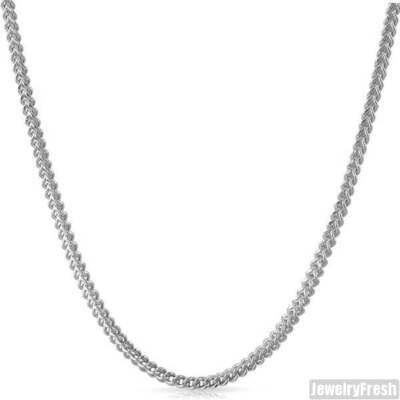 4mm Sterling Silver Italian Made Top Quality Franco Chain