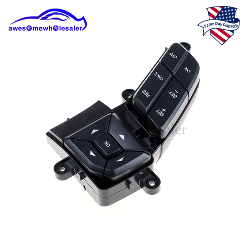 Steering Wheel Cruise Control Switch Button FL3T9E740ABW For Ford F-150 15-20 - Picture 5 of 5