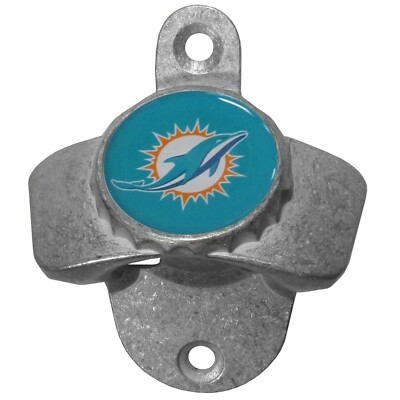 Miami Dolphins Wall Mount Bottle Opener (NFL Football)