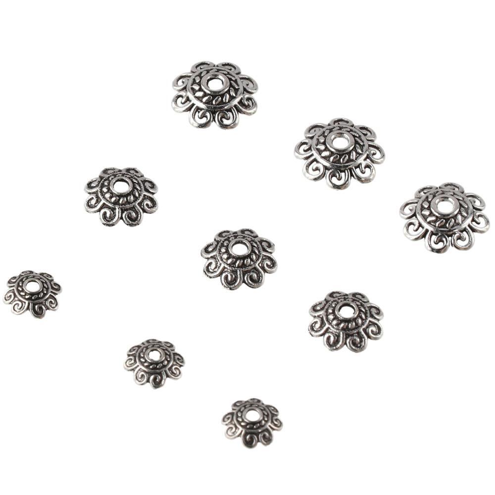Alloy Bead Iron Flower Bead Cap Filigree Bead Cones Jewelry Craft