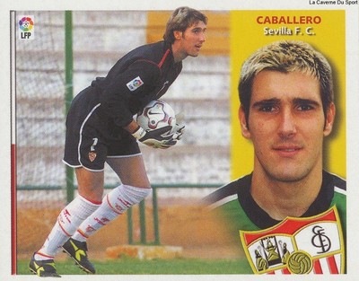 COLOCA # JUAN CABALLERO # SPANIEN FC.SEVILLA LIGA 2003 ESTE STICKER CHROM