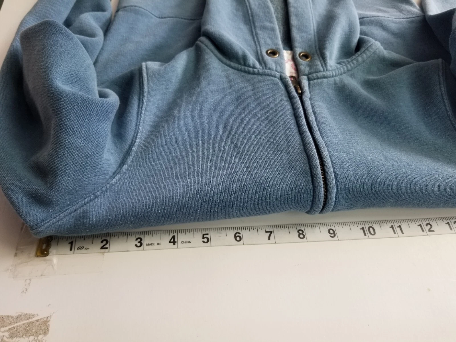 UNDERCOVER Victoria's Secret Rosa Felpa con Cappuccio Donna XS Misto Cotone Pullover Adulti Blu Zip