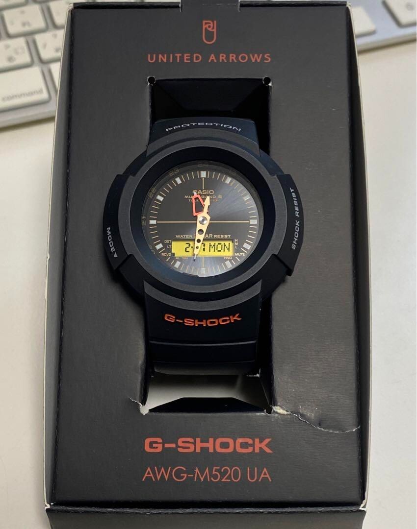 G-SHOCK/ユナイテッドアローズ/AWG-M520UA/電波/ソーラー/良品-