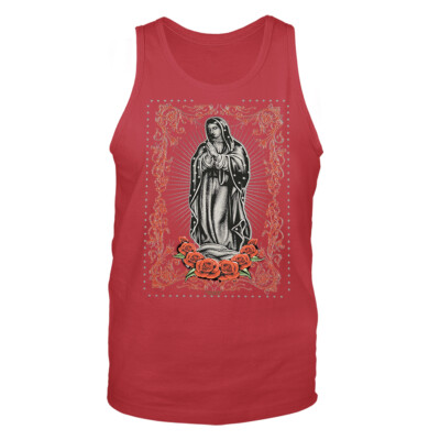 Mother Mary Virgin Maria Catholic Religious Graphic Tank Top