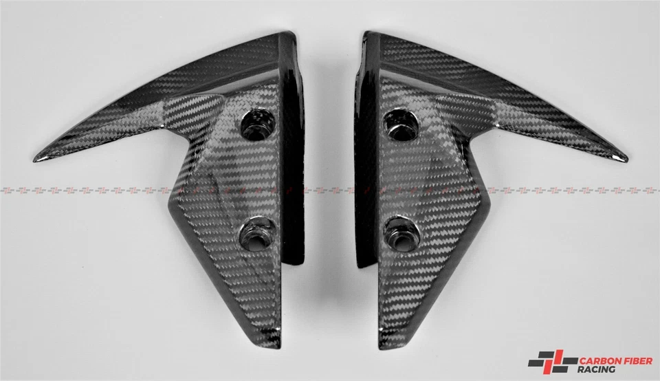 Guardabarros delantero laterales Triumph Street Triple 765 R, S 2017-2022 - 100 % fibra de carbono Foto 3 de 4