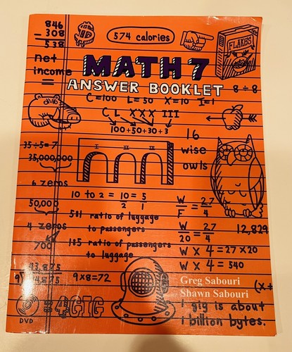 Teaching Textbooks Math 7 Answer Key Paperback By Greg Sabouri Homeschool