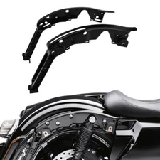 Gloss Black Fender Support Kit Fit For Harley Touring Electra Street Glide 14-24