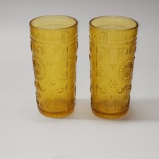 Brockway Glass American Concord Amber Tumbler — listing 4