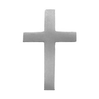 14k White Gold Latin Cross Pin Brooch -8x11mm on sale 14k White Gold Latin Cross Pin Brooch -8x11mm on sale