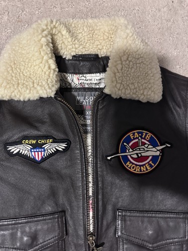 wilson’s Leather kids Sz 4-5 Leather Bomber Jacket ,thinsulfate insulation ,new - Picture 11 of 11