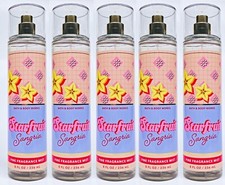5 Bath  Body Works STARFRUIT SANGRIA Fragrance Mist Body Spray 8 oz